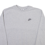 NIKE Mens Sweatshirt Grey M