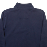 NAUTICA Womens Sweatshirt Blue 1/4 Zip L