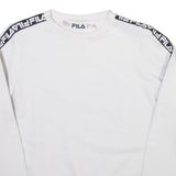 FILA Womens Sweatshirt White UK 10
