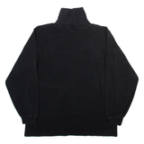 DISNEY Mickey Mouse Womens Sweatshirt Black Roll Neck XS