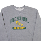 RUSSELL ATHLETIC Correctional Academy Mens Sweatshirt Grey L