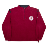 NCAA Indiana Hoosiers Mens Sweatshirt Maroon 1/4 Zip USA XL
