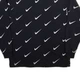 NIKE Womens Sweatshirt Black XS