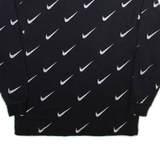NIKE Womens Sweatshirt Black XS