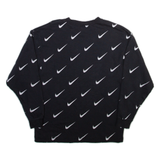 NIKE Womens Sweatshirt Black XS