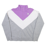 FILA Womens Sweatshirt Grey 1/4 Zip M