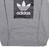 ADIDAS Mens Sweatshirt Grey M