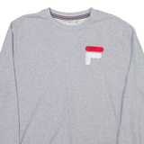 FILA Mens Sweatshirt Grey M