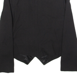 JEAN LOUIS DE PARIS Womens Blazer Jacket Black Wool 80s S