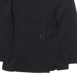 GENEVIEVE TARKA Womens Blazer Jacket Black S