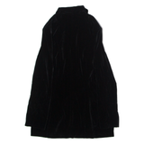 ALAIN FIGARET Womens Trench Coat Black Velvet UK 10