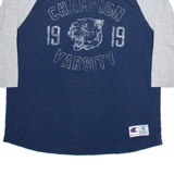 CHAMPION Champion 1919 Varsity Mens T-Shirt Blue Long Sleeve USA XL