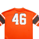 NFL 46 Cleveland Browns Mens Jersey Orange USA V-Neck XL