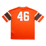 NFL 46 Cleveland Browns Mens Jersey Orange USA V-Neck XL