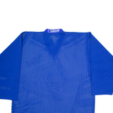 KEYBEC SUBLIME Hockey Mens Jersey Blue Long Sleeve V-Neck 2XL
