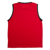 Los Angeles #23 Basketball Mens Jersey Red Sleeveless Crew Neck M