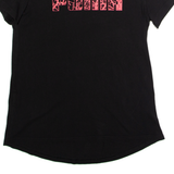 PUMA Womens T-Shirt Black Crew Neck UK 14