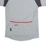 BENGER Cycling Mens Jersey Grey 1/2 Zip S