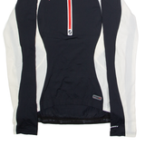 SCOTT Cycling Mens Jersey Black Long Sleeve 1/2 Zip L