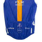 DAREVIE Full Zip Cycling Mens Jersey Blue Sleeveless High Neck M