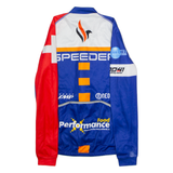 DAREVIE Full Zip Cycling Mens Jersey Blue Long Sleeve High Neck M