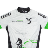 89 SPORTS National Park Bike-Marathon Full Zip Cycling Mens Jersey White S