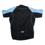 BIKEHOLIDAY Full Zip Cycling Mens Jersey Black High Neck L