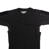 PITCHFORK SYSTEMS Range Master Mens T-Shirt Black Crew Neck Cashmere S