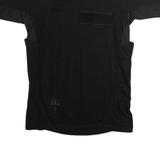 PITCHFORK SYSTEMS Range Master Mens T-Shirt Black Crew Neck Cashmere S