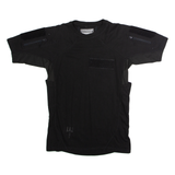 PITCHFORK SYSTEMS Range Master Mens T-Shirt Black Crew Neck Cashmere S