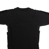 PITCHFORK SYSTEMS Range Master Mens T-Shirt Black Crew Neck Cashmere S