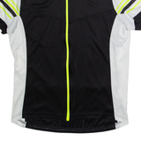 CRANE Full Zip Cycling Mens Jersey Black High Neck L