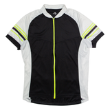 CRANE Full Zip Cycling Mens Jersey Black High Neck L