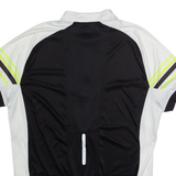 CRANE Full Zip Cycling Mens Jersey Black High Neck L