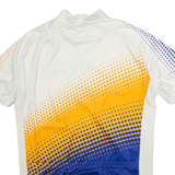 CUORE Full Zip Cycling Mens Jersey White High Neck XS