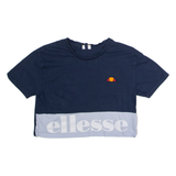 ELLESSE Womens T-Shirt Blue Crew Neck UK 8