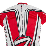 THOEMUS Cycling Mens Jersey White 1/2 Zip M