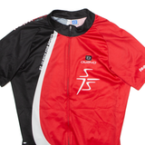 OWAYO Full Zip Cycling Mens Jersey Red High Neck M