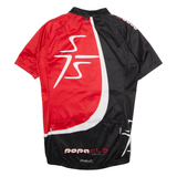 OWAYO Full Zip Cycling Mens Jersey Red High Neck M