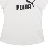 PUMA Womens T-Shirt White UK 12