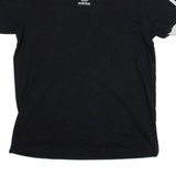 ADIDAS Womens T-Shirt Black UK 6
