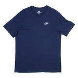 NIKE Mens T-Shirt Blue M