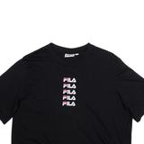 FILA Cropped Womens T-Shirt Black XL