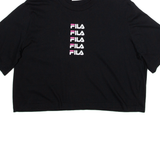 FILA Cropped Womens T-Shirt Black XL