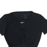NIKE Womens T-Shirt Black XS