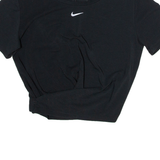 NIKE Womens T-Shirt Black XS
