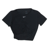 NIKE Womens T-Shirt Black XS