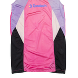 REEBOK Mens Vest Pink Sleeveless S