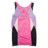 REEBOK Mens Vest Pink Sleeveless S