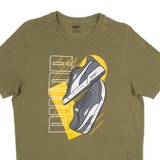PUMA Mens T-Shirt Green S